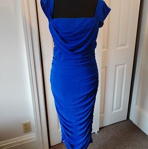 Chic Royal Blue Maxi Dress